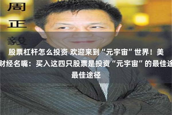 股票杠杆怎么投资 欢迎来到“元宇宙”世界！美国财经名嘴：买入这四只股票是投资“元宇宙”的最佳途径